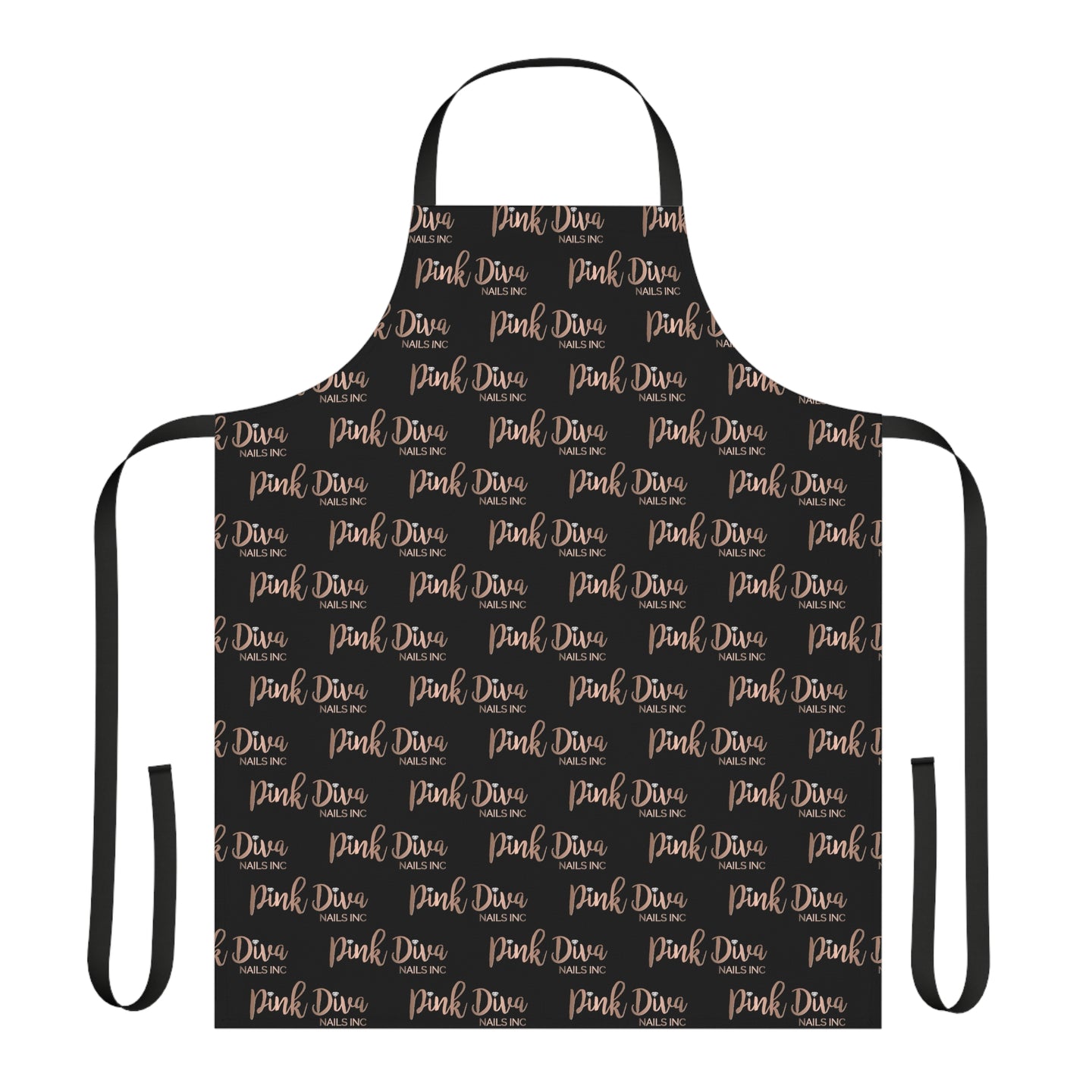 Monogram Apron Black